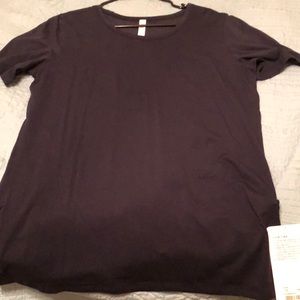 Navy Lululemon t-shirt, size 10